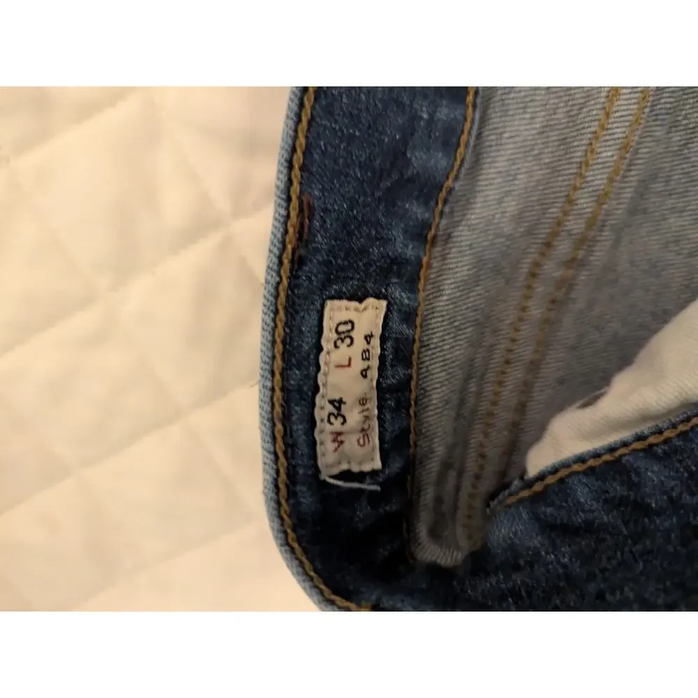 J.Crew Jeans, W34 L30, faded, small stylish rips